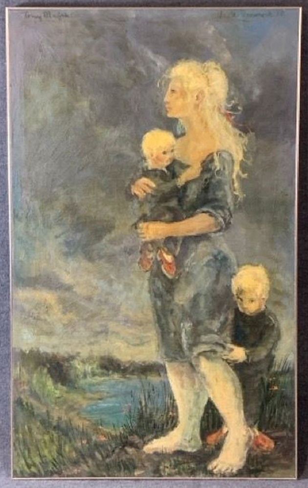 Tony Mafia Nordic Woman Original Art
